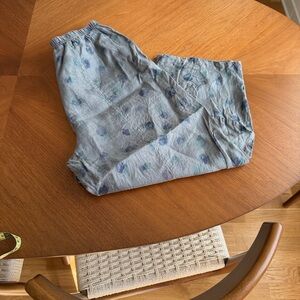 Women’s Linen Gray Boho Chic Pants